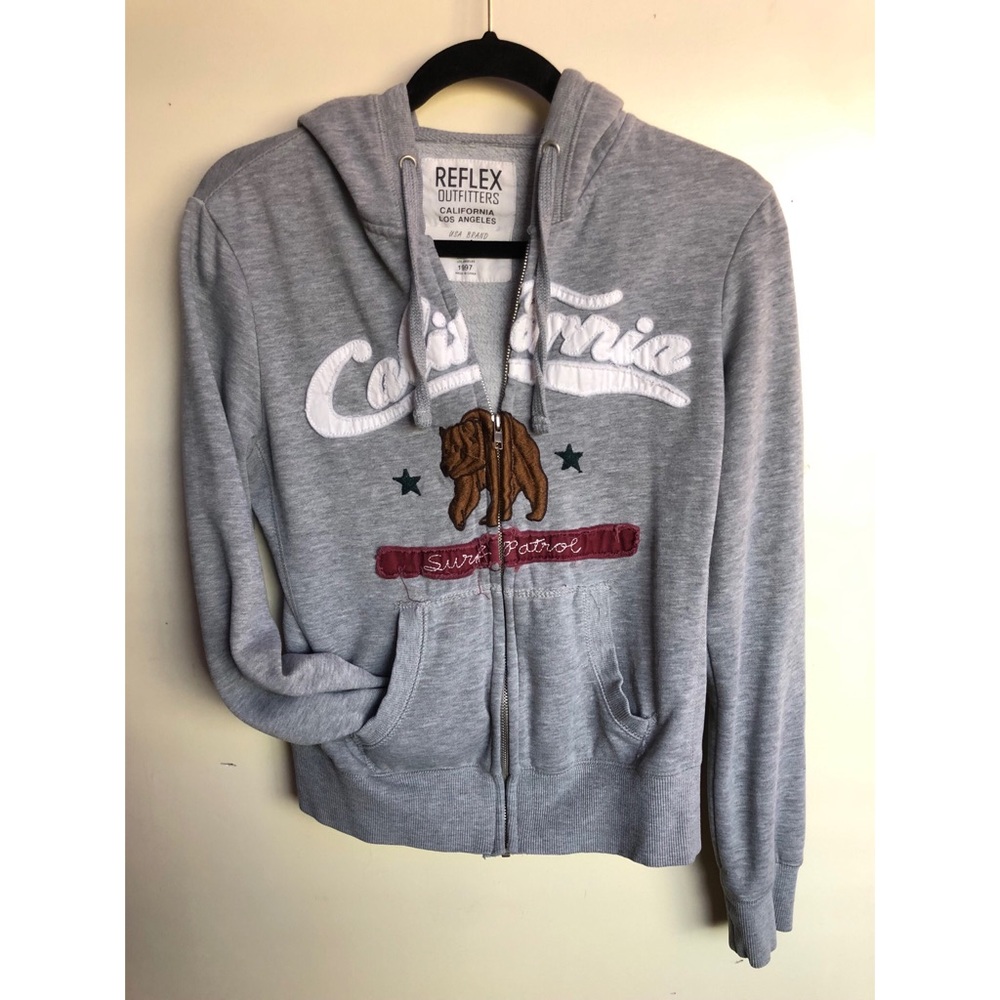 Grey California Women’s zip-up Jacket